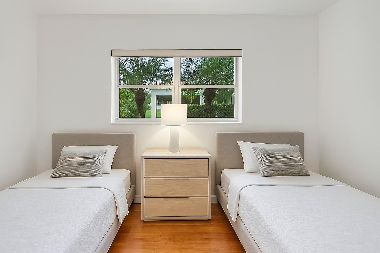 3401 Spanish Trail, Unit 151 Delray Beach, FL 33483 - Photo 5 of 20 a bedroom with a bed and window