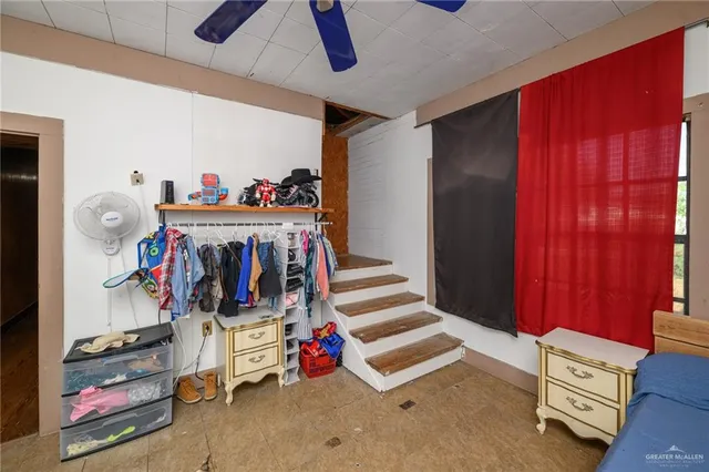 a view of storage and utility room