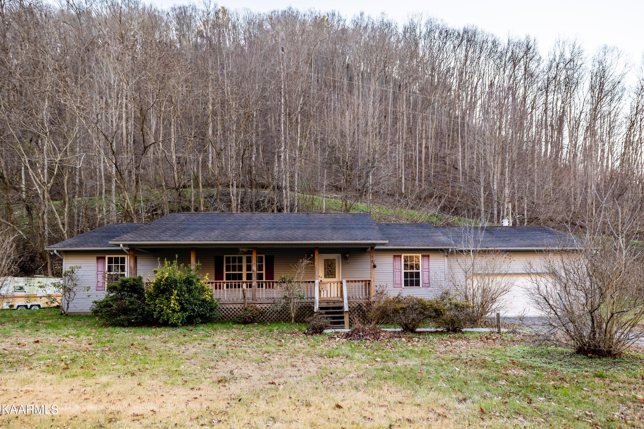 914 Wears Valley Road Townsend, TN 37882 - Photo 3 of 48 a view of a house with a yard plants and large tree
