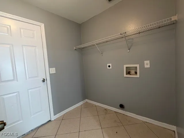 a view of an empty room