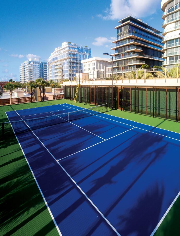 8955 Collins Avenue, Unit LPH Surfside, FL 33154 - Photo 35 of 40 a view of a tennis court