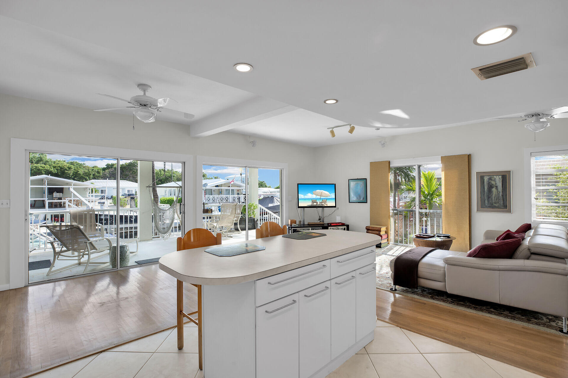 314 Loeb Avenue Key Largo, FL 33037 - Photo 12 of 28 a living room with furniture and a large window
