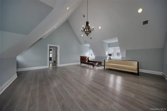 a view of livingroom with hardwood floor and window
