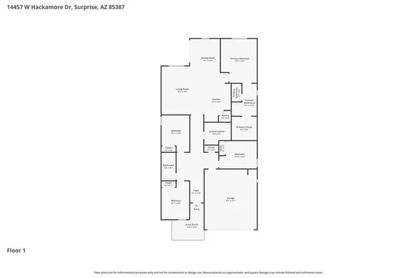 $2,395 | 14457 West Hackamore Drive, Surprise, AZ 85387