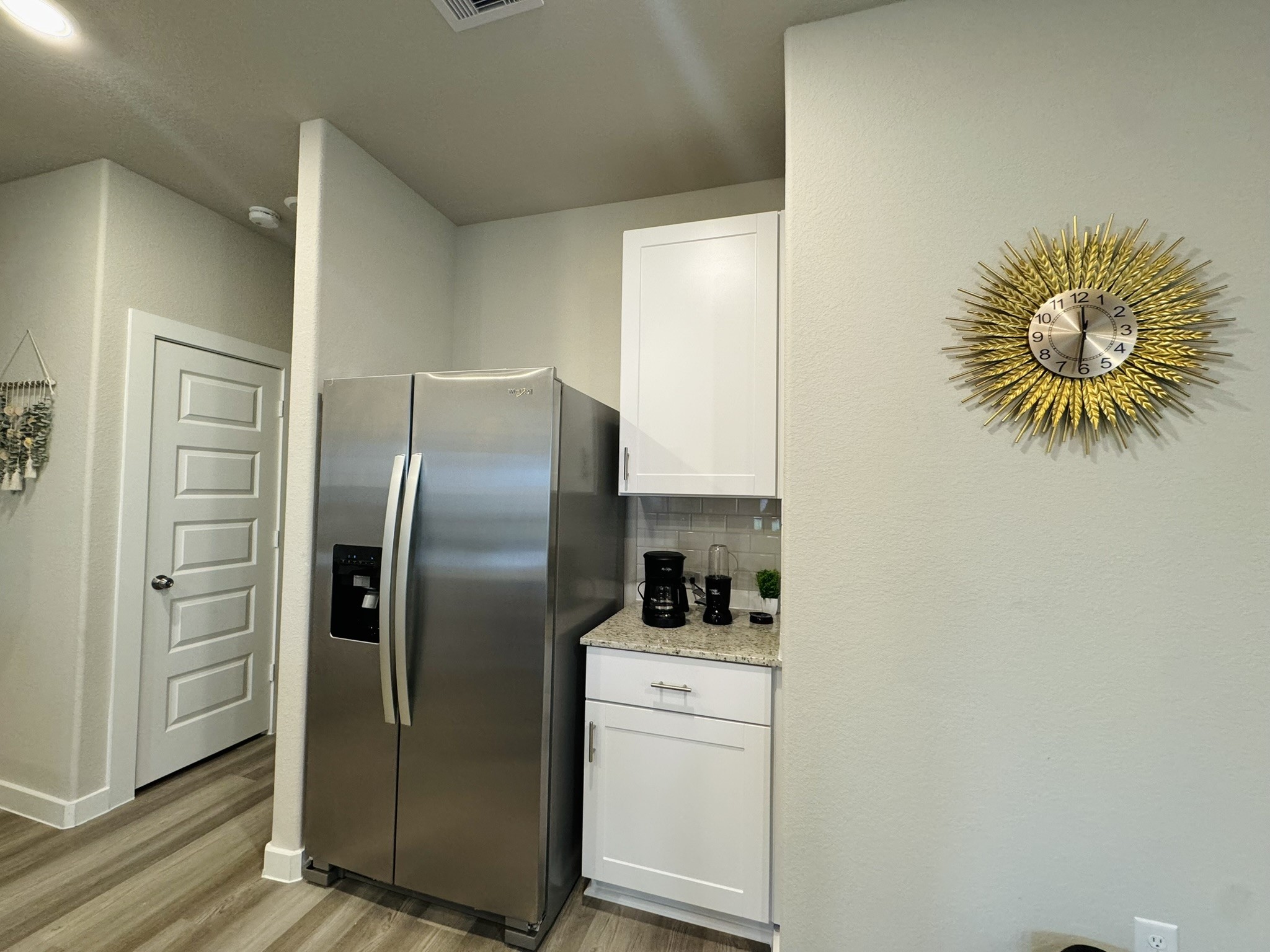 5608 Madden Lane Houston, TX 77048 - Photo 14 of 29 a kitchen with stainless steel appliances granite countertop a refrigerator and a sink