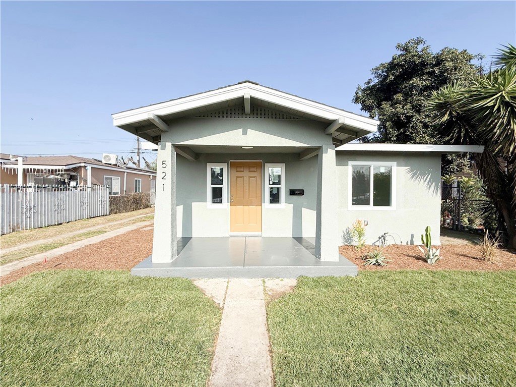 a front view of a house with porch