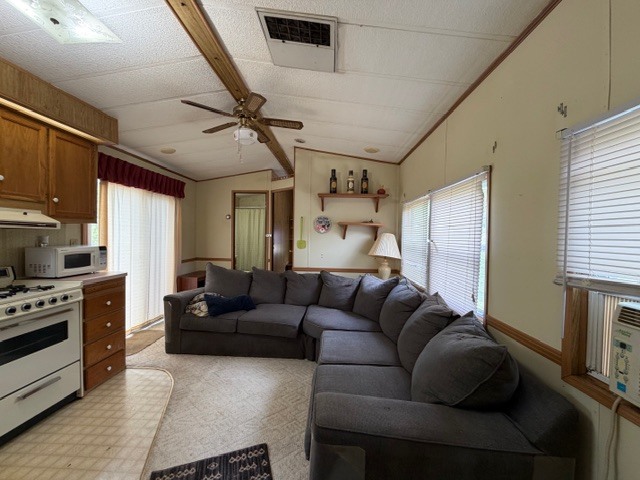 2795 East 28th Road Marseilles, IL 61341 - Photo 5 of 56 a living room with furniture a fireplace and a flat screen tv