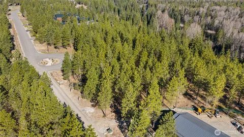 a view of lake and mountain