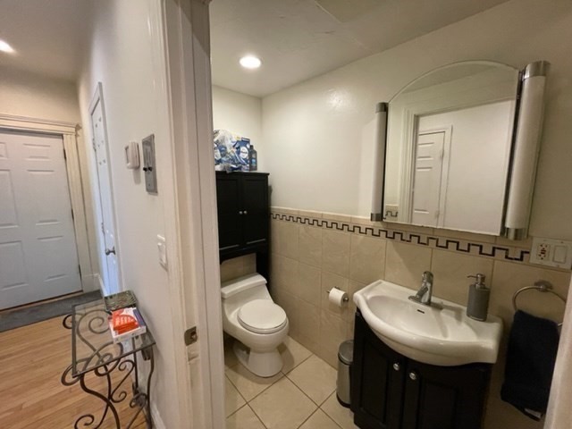 1793 Beacon Street, Unit 3 Brookline, MA 02445 - Photo 16 of 25 a bathroom with a sink toilet and shower