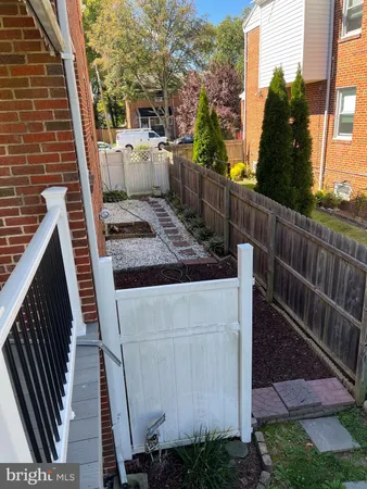 a garden view