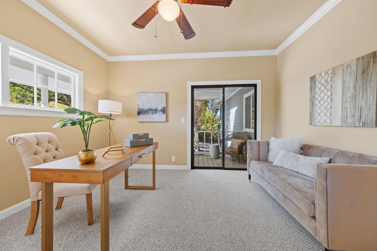 681 Upland Road Redwood City, CA 94062 - Photo 27 of 85 a living room with furniture and a large window