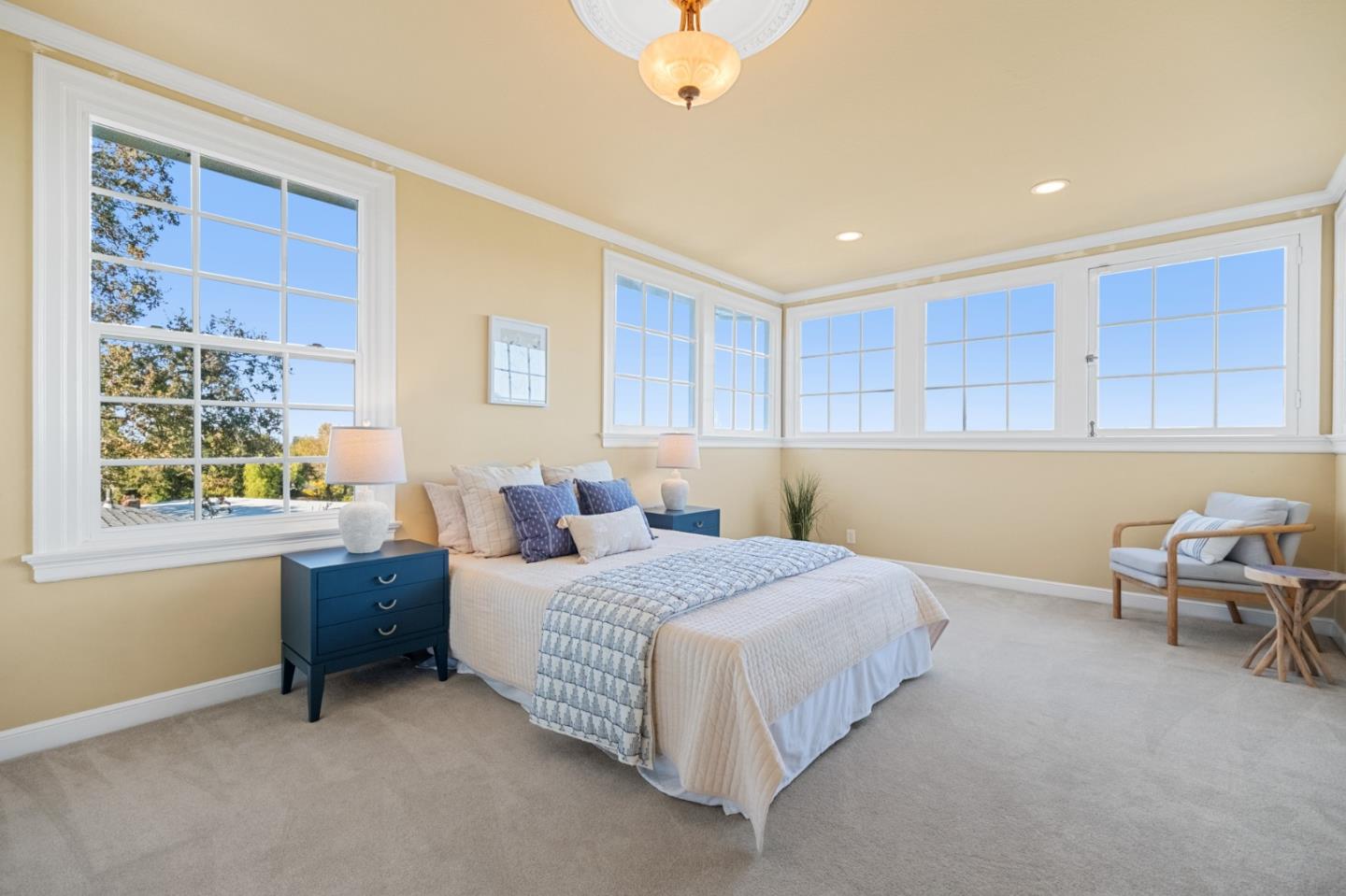681 Upland Road Redwood City, CA 94062 - Photo 36 of 85 a bedroom with a bed and a window