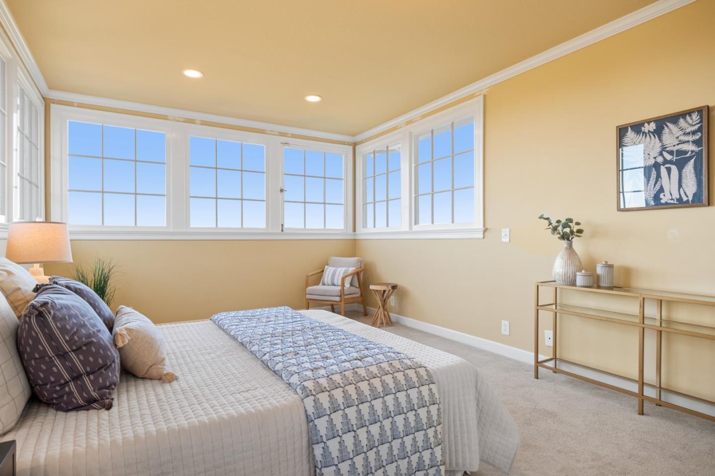 681 Upland Road Redwood City, CA 94062 - Photo 37 of 85 a bedroom with a bed and a table in it