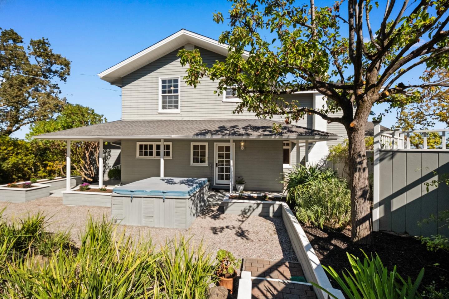 681 Upland Road Redwood City, CA 94062 - Photo 60 of 85 a view of house with yard outdoor seating and entertaining space