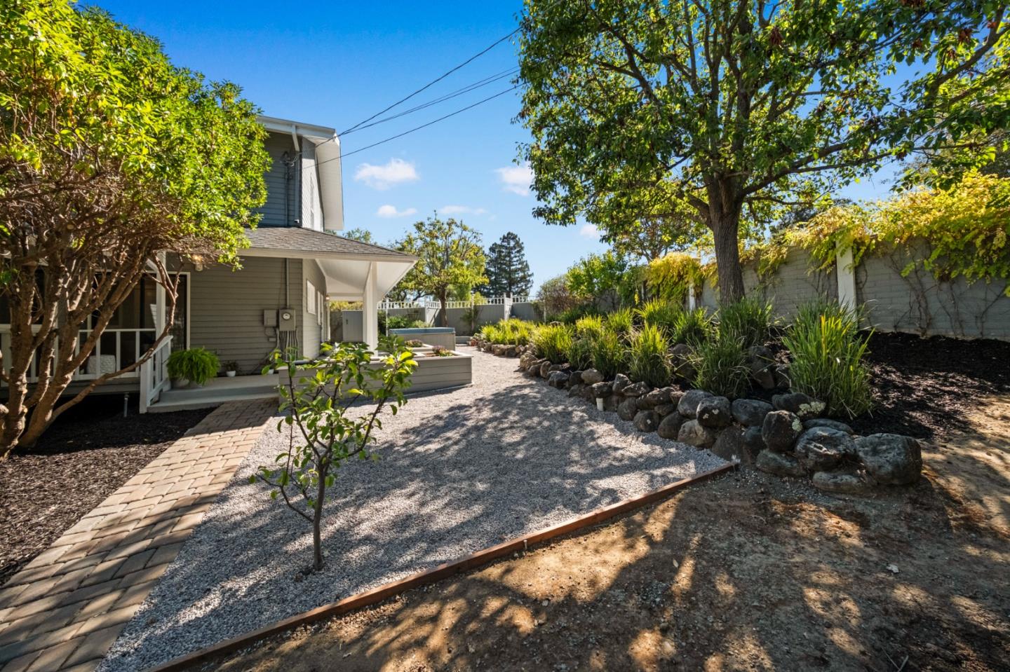 681 Upland Road Redwood City, CA 94062 - Photo 65 of 85 a view of a house with backyard and sitting area