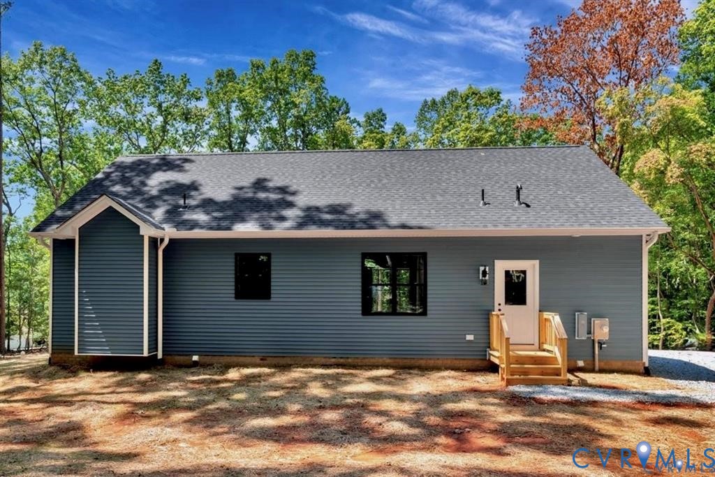 227 Oak Run Clarksville, VA 23927 - Photo 11 of 12 front view of a house with a yard