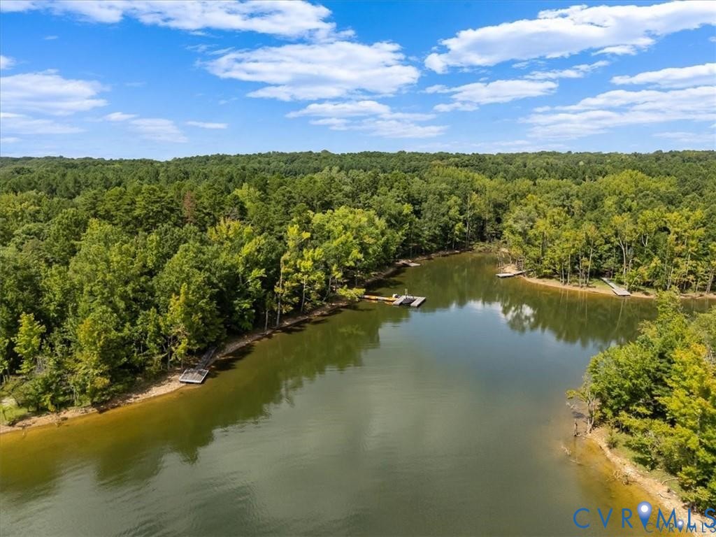 227 Oak Run Clarksville, VA 23927 - Photo 12 of 12 a view of a lake with houses in the back