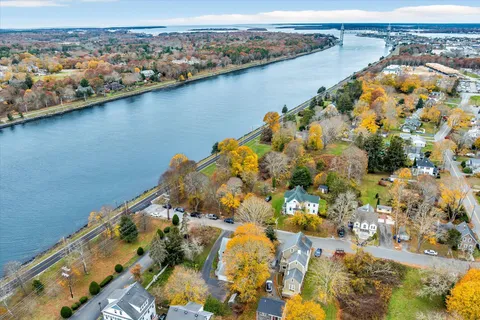 an aerial view of ocean