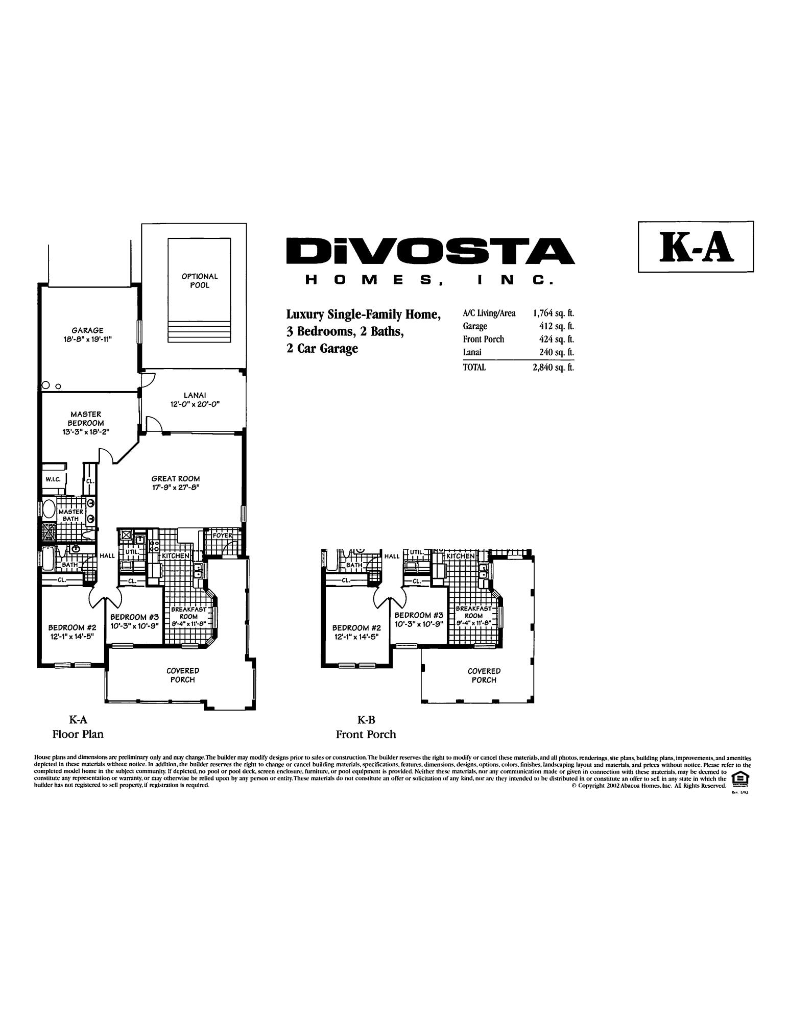 164 Florence Drive Jupiter, FL 33458 - Photo 27 of 27 DiVosta Tuscany K-A_Page_2