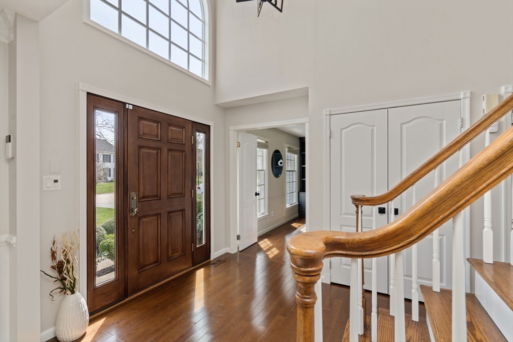 11 Iron Hollow Road Sharon, MA 02067 - Photo 16 of 42 a view of an entryway with wooden floor
