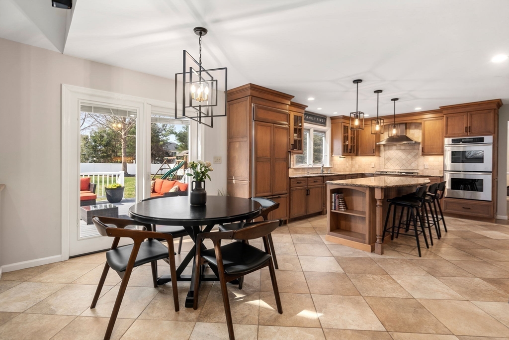 11 Iron Hollow Road Sharon, MA 02067 - Photo 9 of 42 a view of a dining room with furniture window and outside view