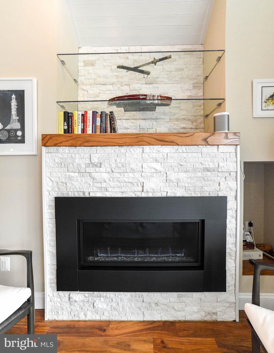 24774 Half Pone Point Road Hollywood, MD 20636 - Photo 15 of 51 Linear Fireplace in Great Room