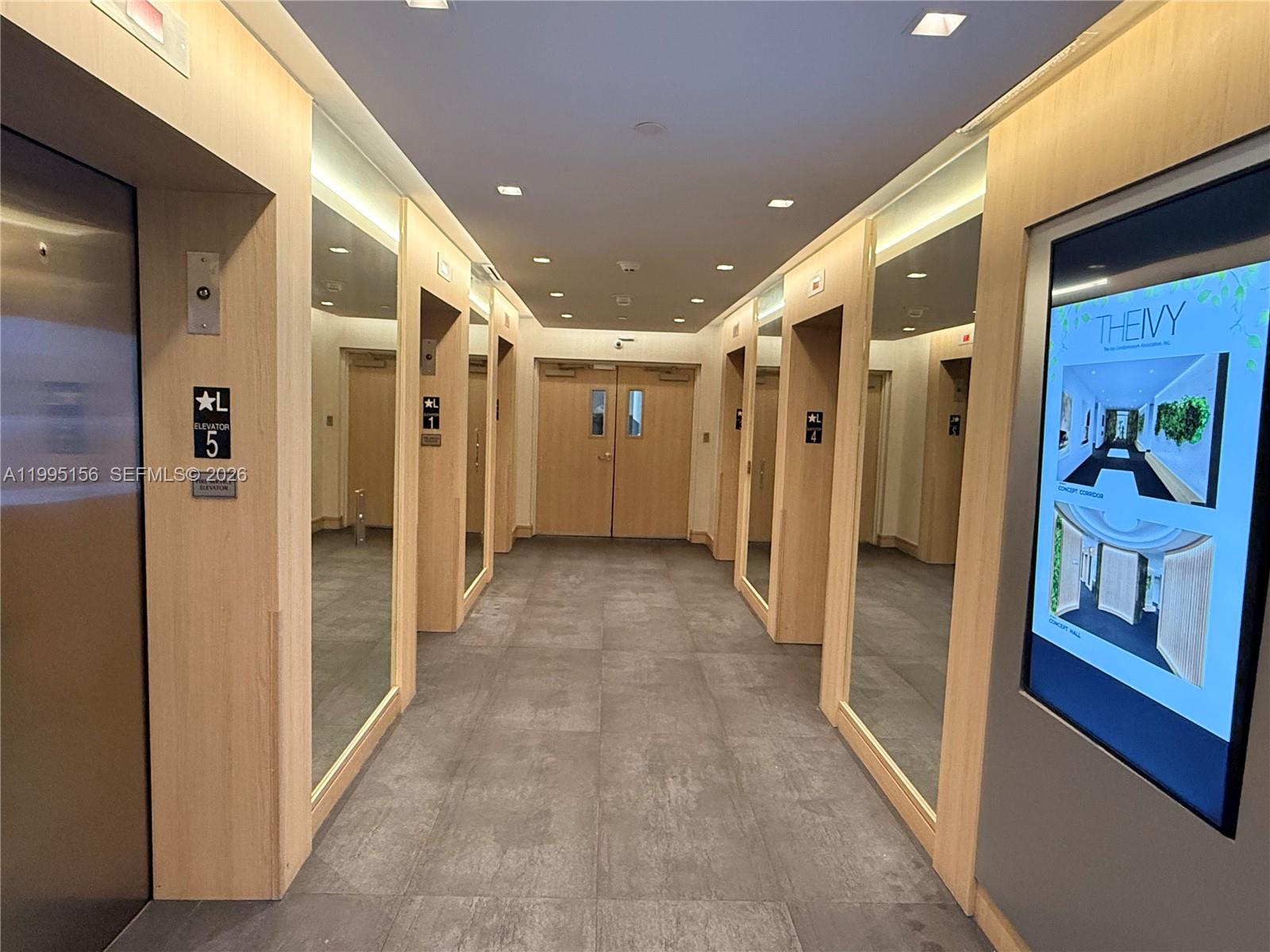 90 Southwest 3rd Street, Unit 2112 Miami, FL 33130 - Photo 24 of 40 a view of a hallway