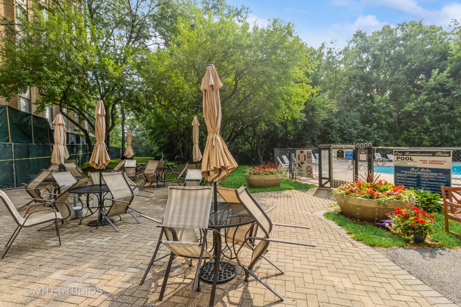 1 Renaissance Place, Unit 217 Palatine, IL 60067 - Photo 12 of 17 a view of a patio with a table and chairs