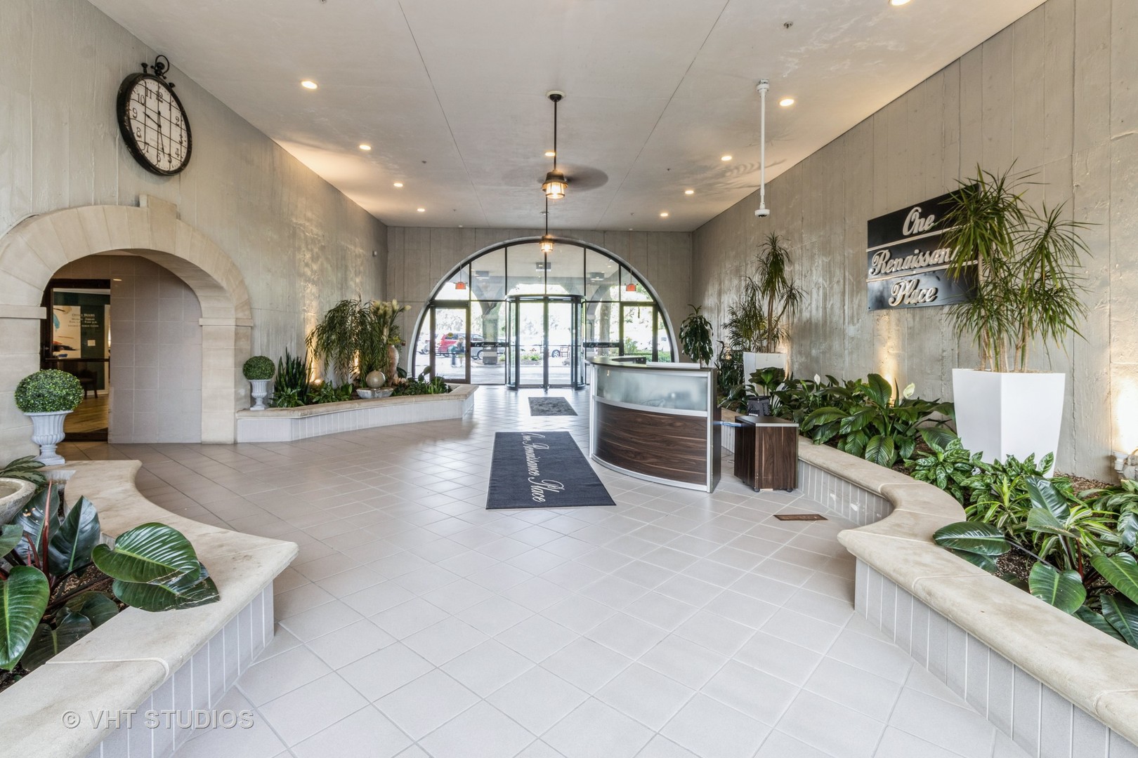1 Renaissance Place, Unit 217 Palatine, IL 60067 - Photo 13 of 17 a lobby with furniture and a potted plant