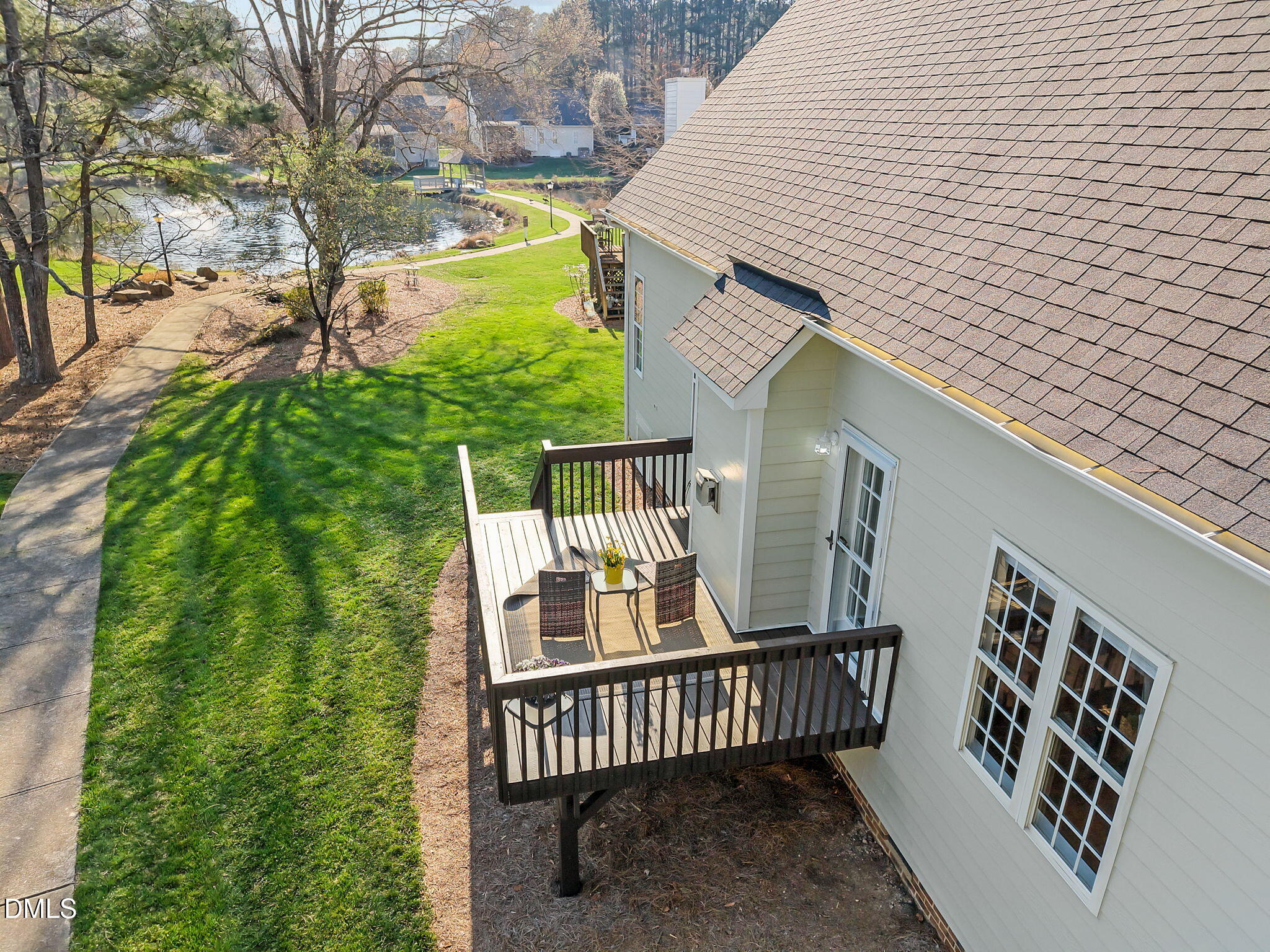 7 Bethany Place Durham, NC 27712 - Photo 31 of 33 a view of outdoor space and deck