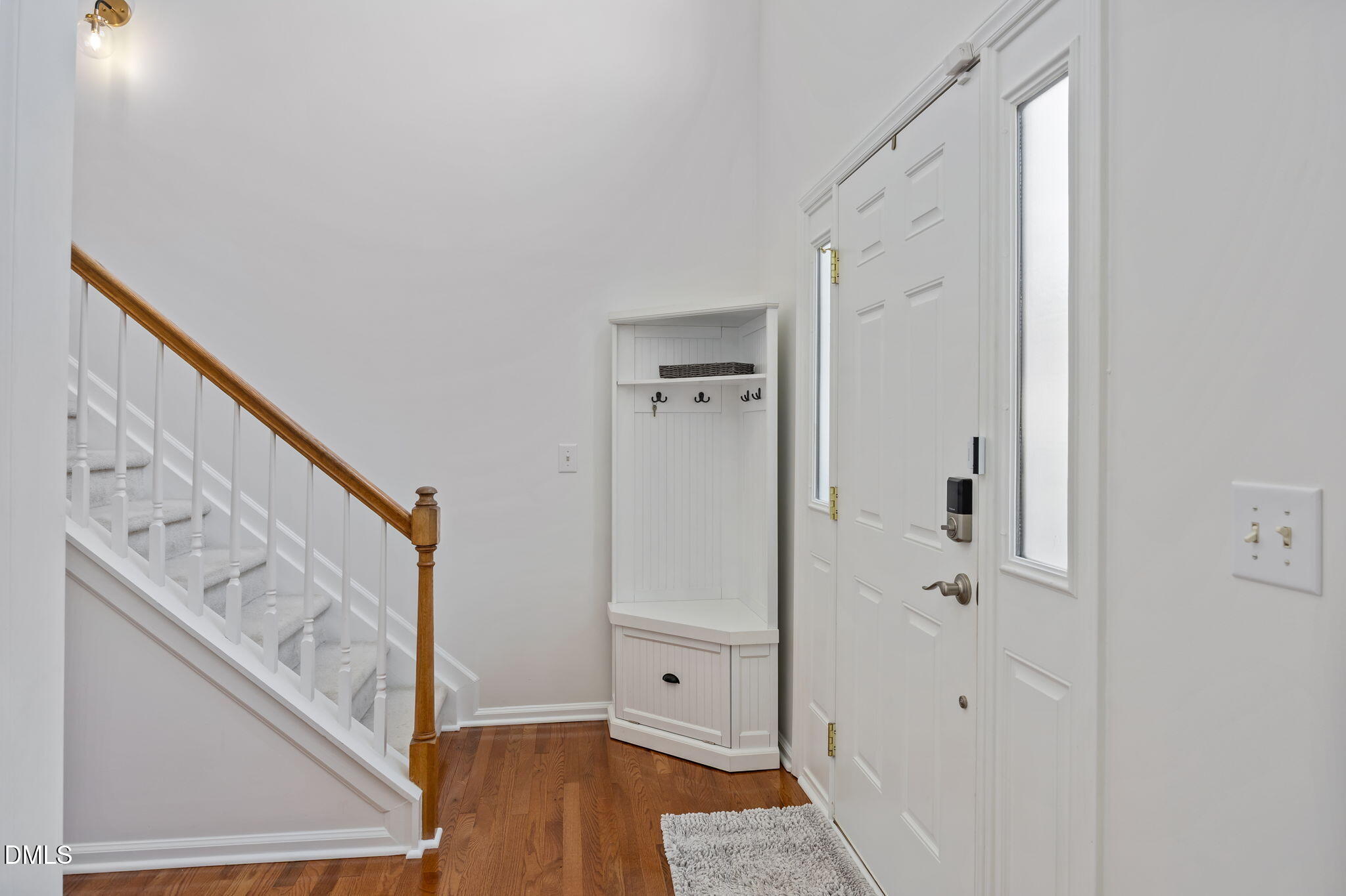 7 Bethany Place Durham, NC 27712 - Photo 4 of 33 a view of an entryway with wooden floor
