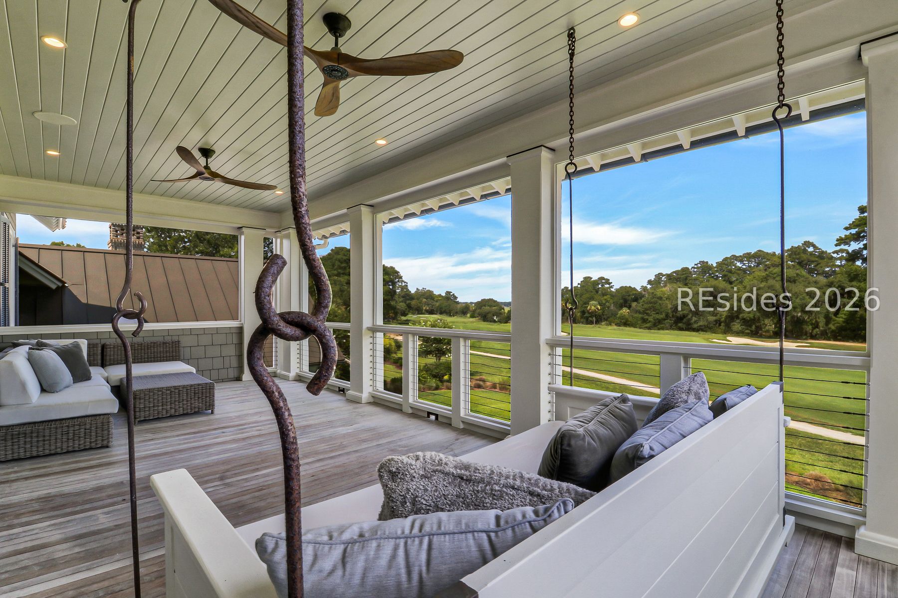8 Anson Park Road East Bluffton, SC 29910 - Photo 56 of 100 Upper screened balcony