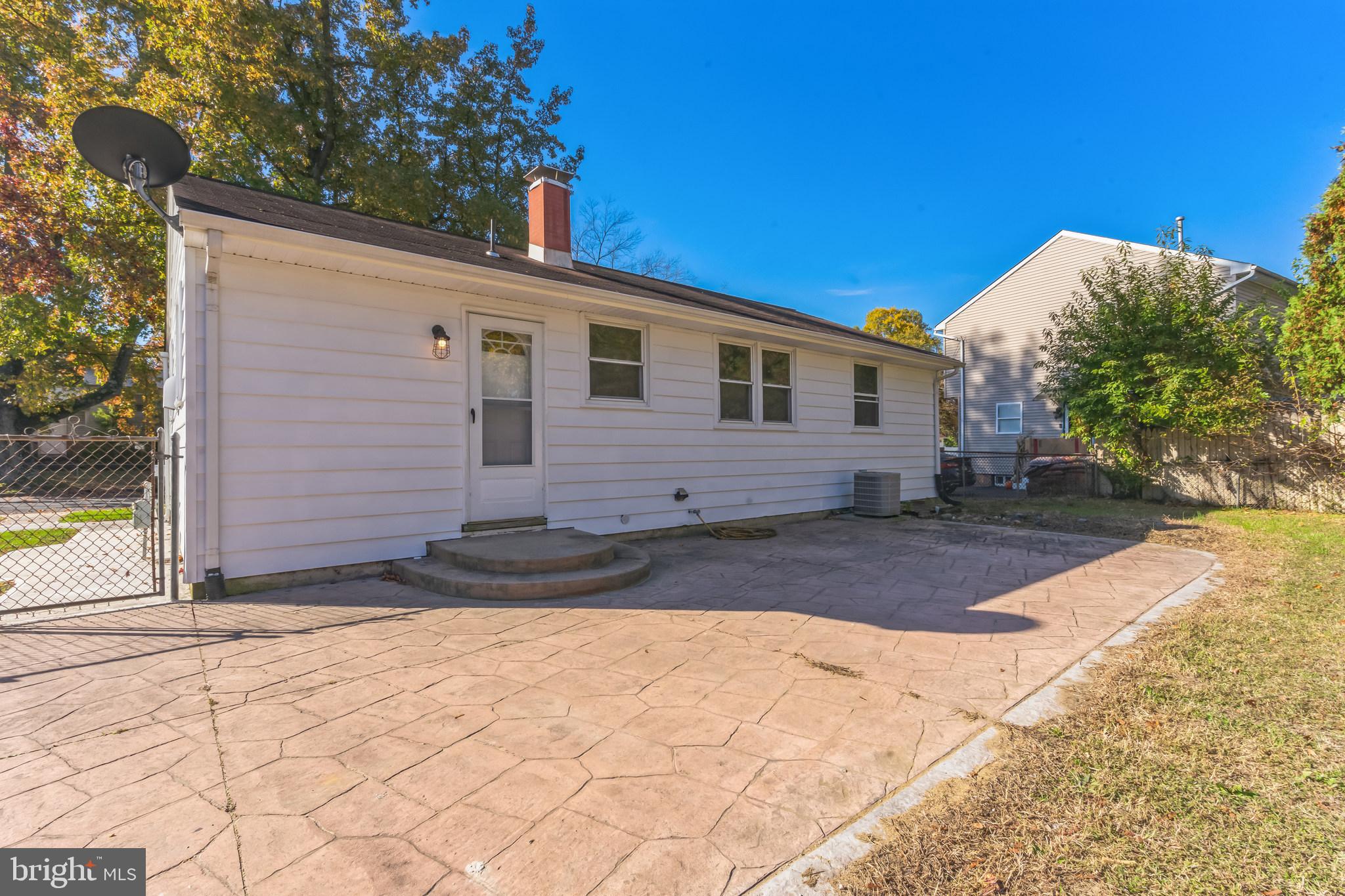 809 Bentley Road Lindenwold, NJ 08021 - Photo 22 of 23 Backyard with stone patio