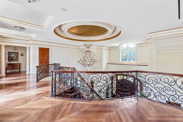 a view of a room with a table and a chair