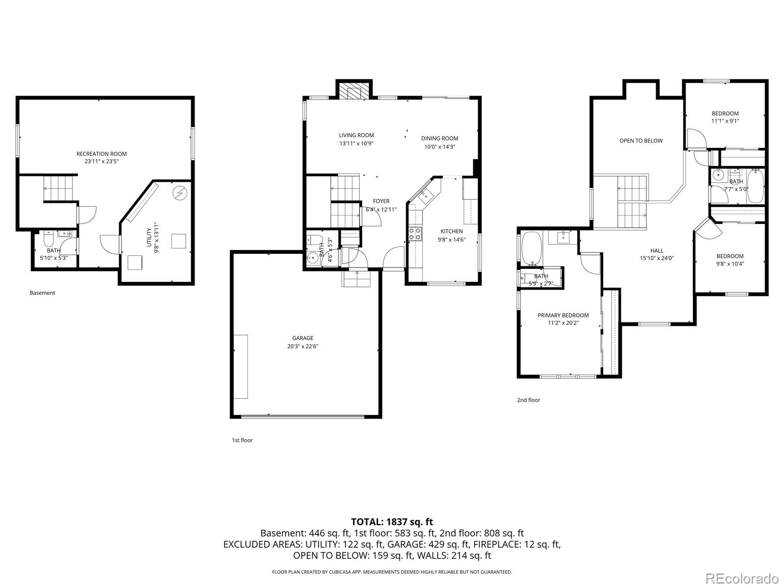 14 Pine Brook Road Boulder, CO 80304 - Photo 49 of 49 a picture of a floor plan
