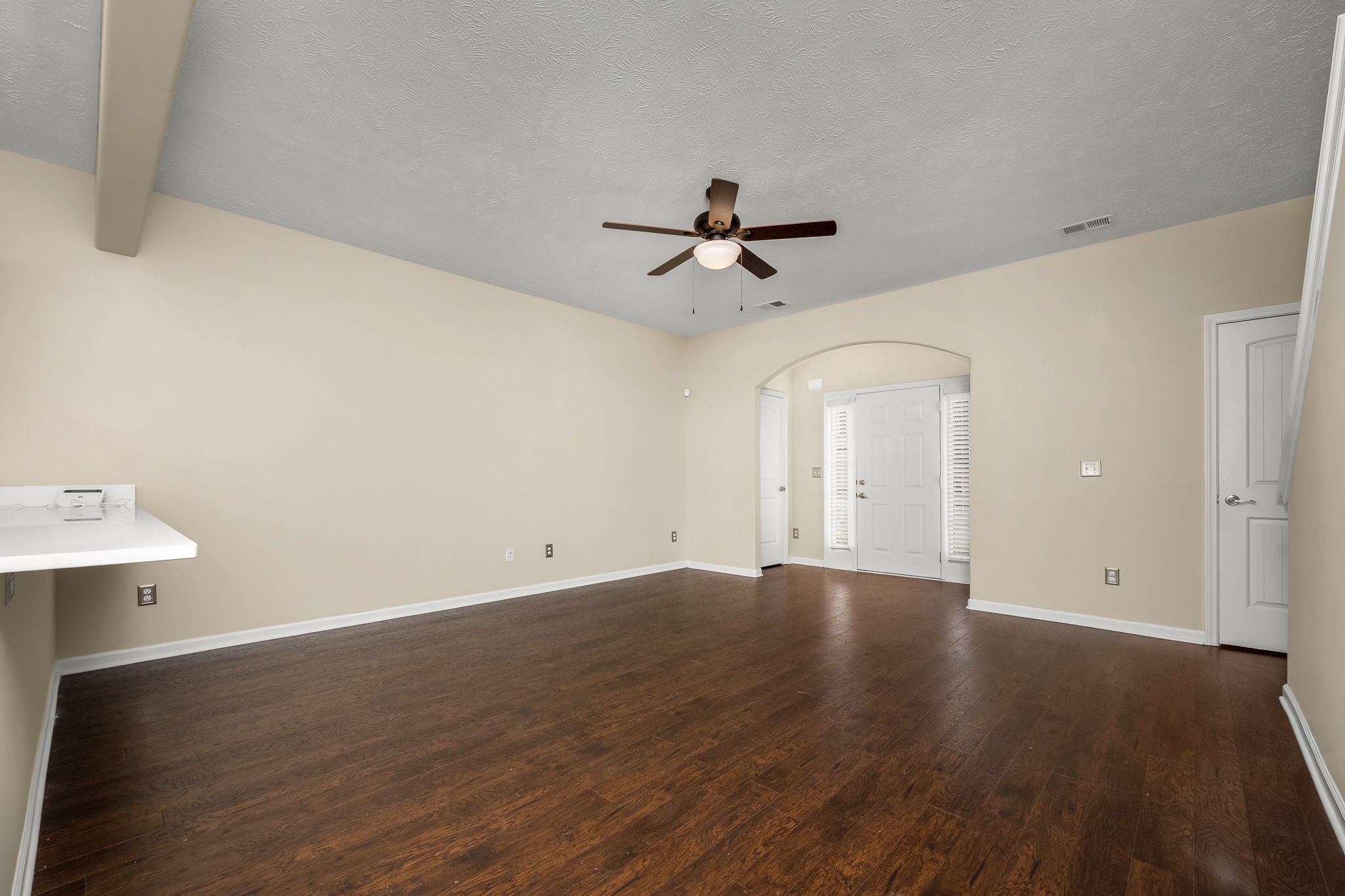 5322 Dan Post Way Murfreesboro, TN 37128 - Photo 13 of 39 an empty room with wooden floor and ceiling fan