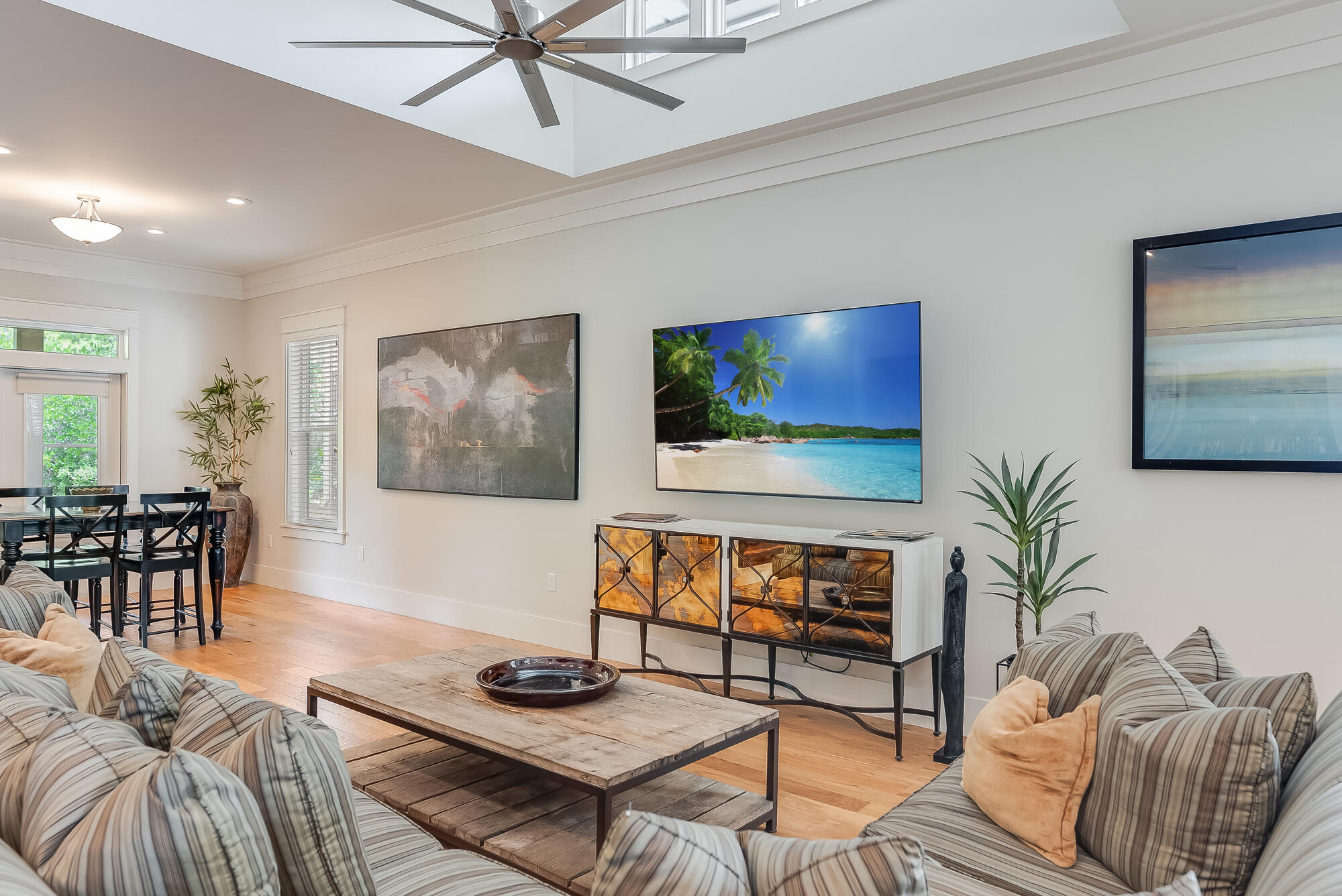 45 Pine Knoll Santa Rosa Beach, FL 32459 - Photo 13 of 24 a living room with furniture and a flat screen tv