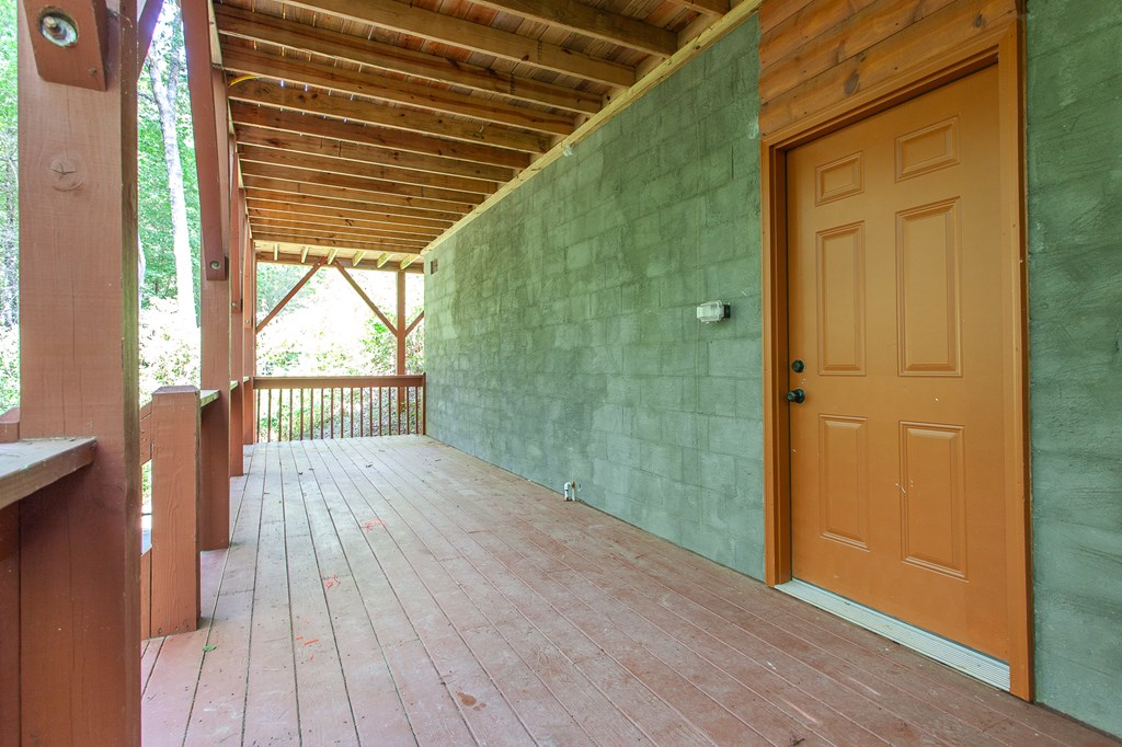 15 Fern Rdg Trail Murphy, NC 28906 - Photo 13 of 40 a view of outdoor space with wooden floor and windows