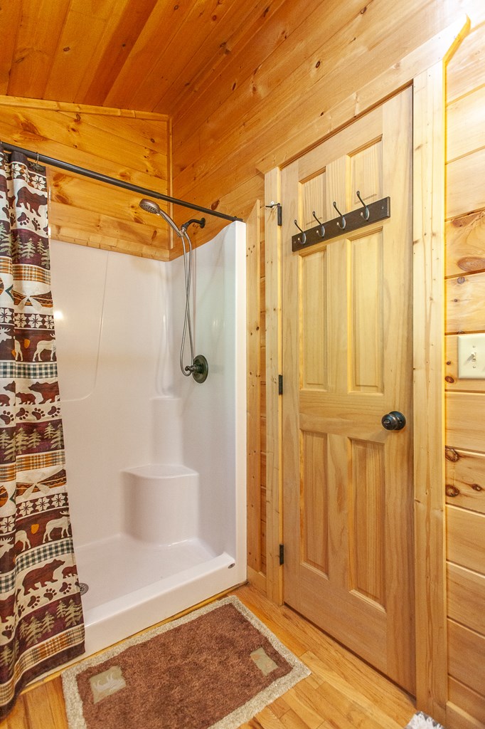 15 Fern Rdg Trail Murphy, NC 28906 - Photo 10 of 40 a bathroom with a glass shower door