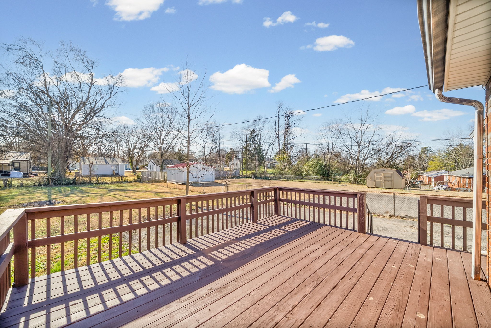 212 Jackson Road Clarksville, TN 37042 - Photo 24 of 32 a view of a balcony with wooden floor