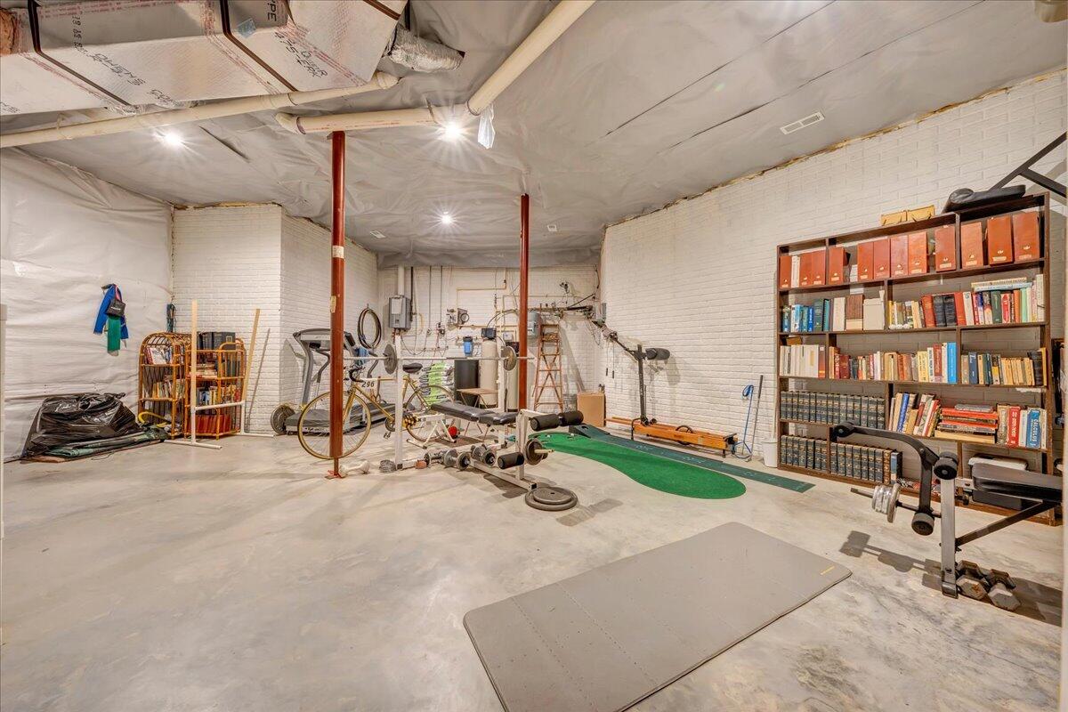 144 Seven Ridges Road Hot Springs, VA 24445 - Photo 63 of 89 a view of a room with gym equipment
