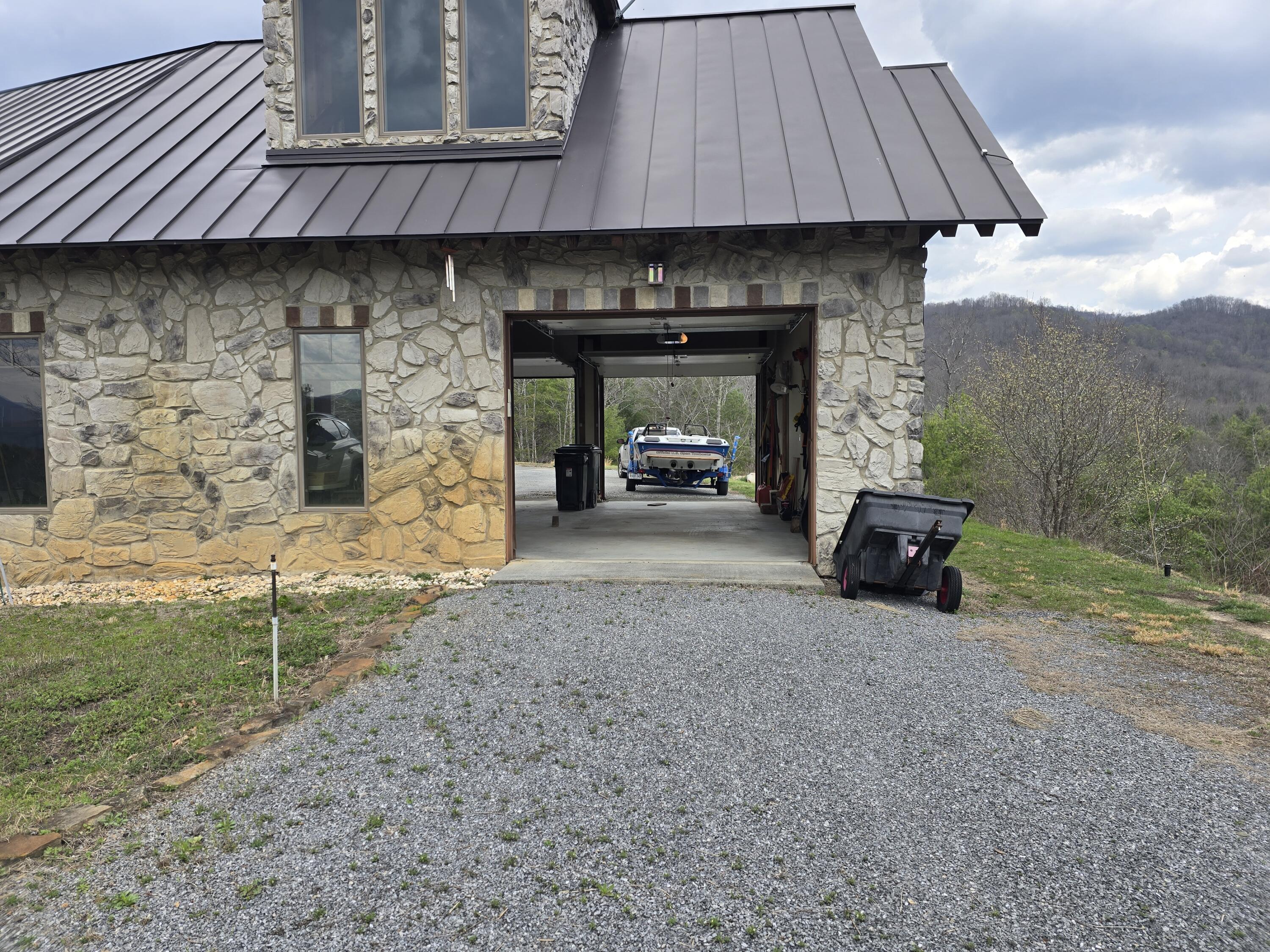 144 Seven Ridges Road Hot Springs, VA 24445 - Photo 68 of 99 Back of Drive Thru Garagethru
