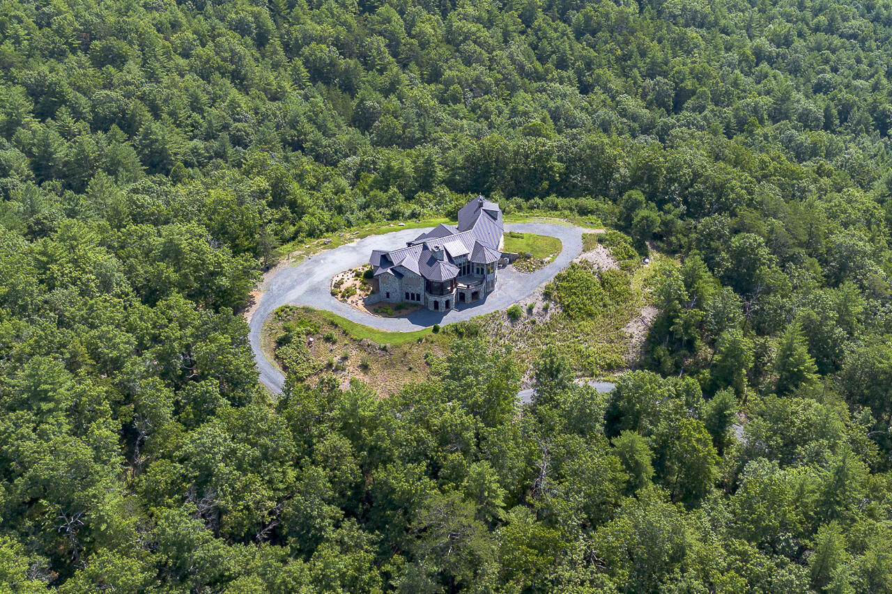 144 Seven Ridges Road Hot Springs, VA 24445 - Photo 80 of 89 an aerial view of a house with a yard