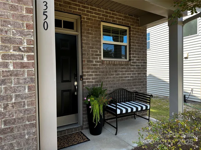 a view of outdoor space with seating space