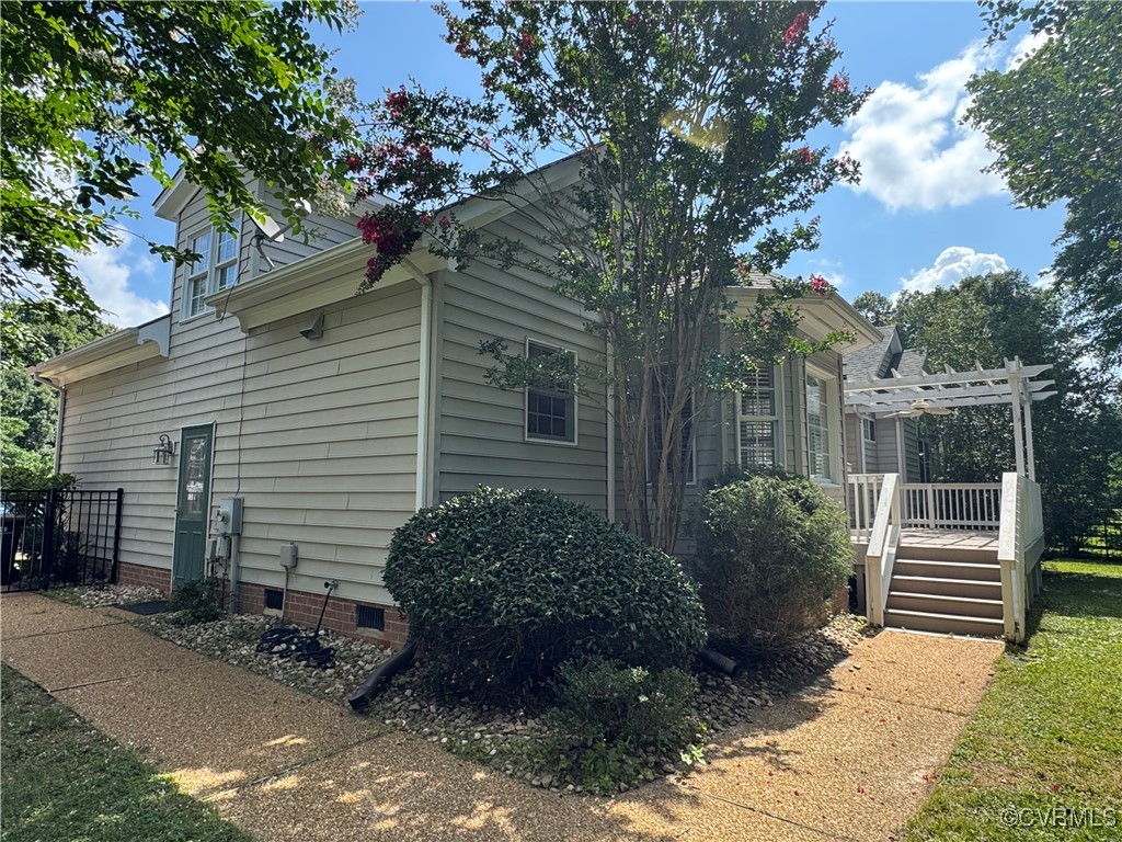 3741 Cherry Walk Williamsburg, VA 23188 - Photo 32 of 37 a view of a back yard