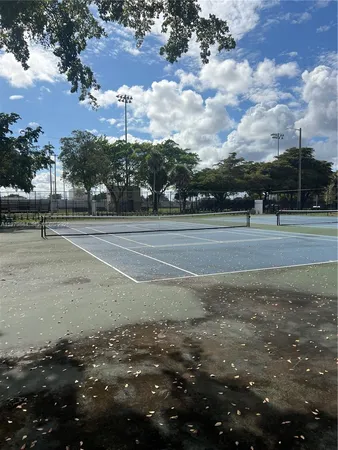 a view of a basketball court