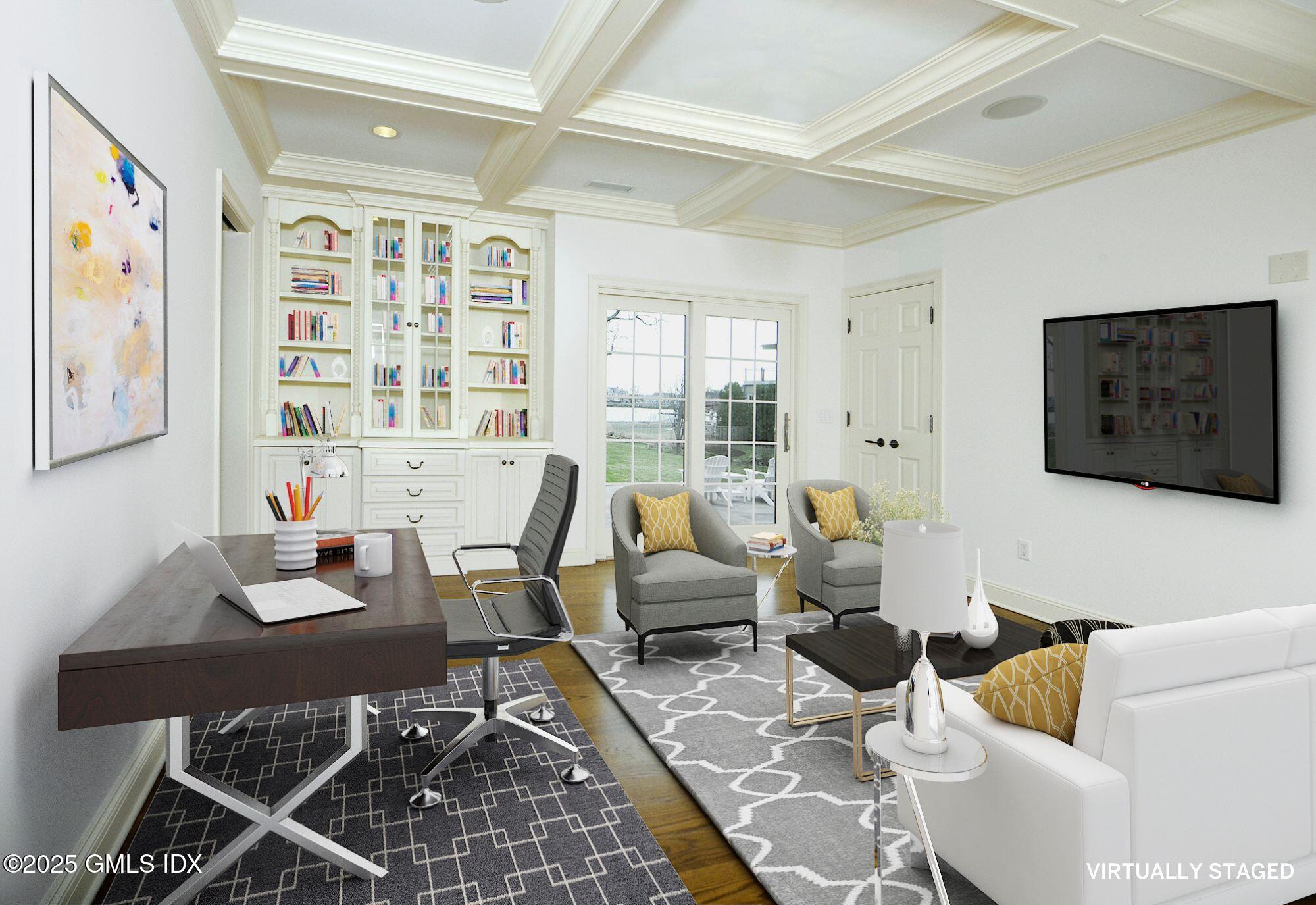 30 Rocky Point Road Old Greenwich, CT 06870 - Photo 12 of 29 a living room with furniture