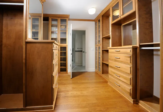 a view of walk in closet