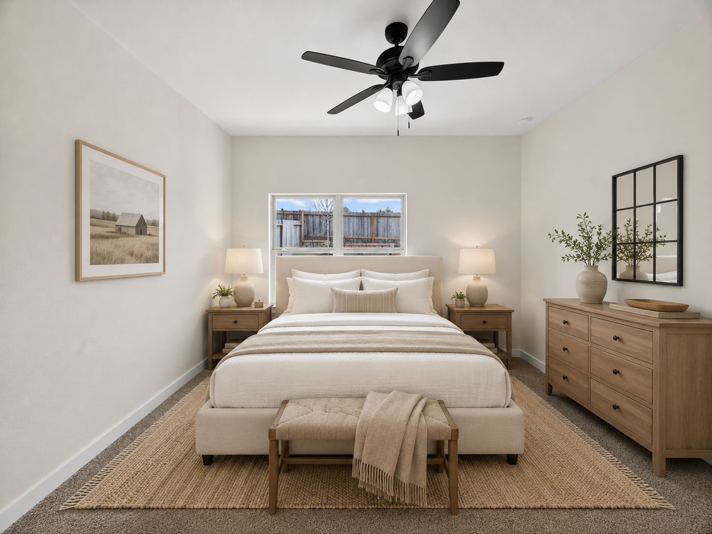 640 Levine Court Conroe, TX 77316 - Photo 11 of 22 Master Bedroom- Digitally Furnished
