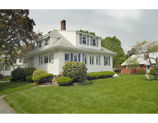 162 Overlook Road Arlington, MA 02474 - Photo 1 of 12 a view of a house with a backyard